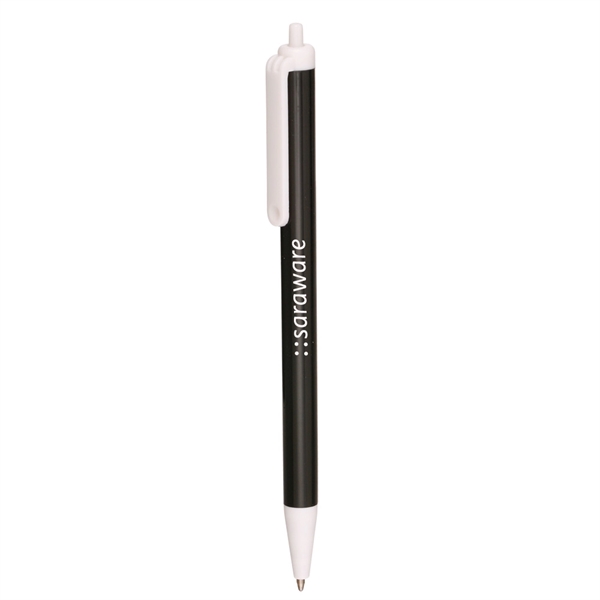 Custom retractable pen; 5.5" W x 0.48" H.... from ASI 39552 BEL Promo