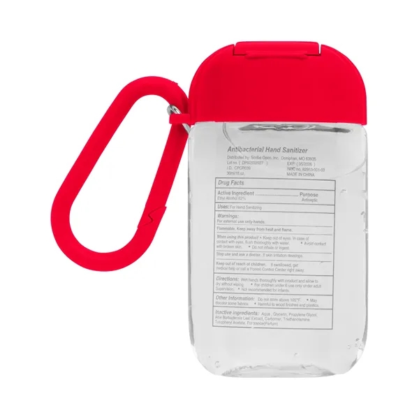 1 oz. Hand Sanitizer Gel and Carabiner... from ASI 40480 Koozie Group