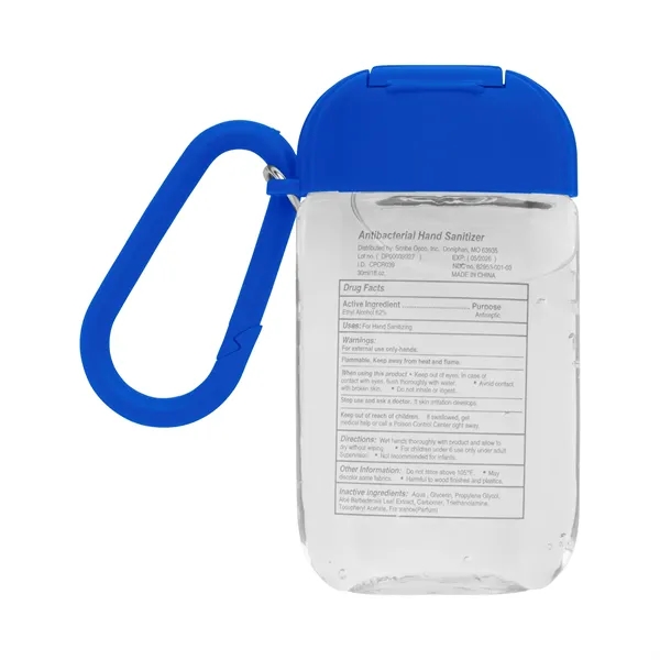 1 oz. Hand Sanitizer Gel and Carabiner... from ASI 40480 Koozie Group