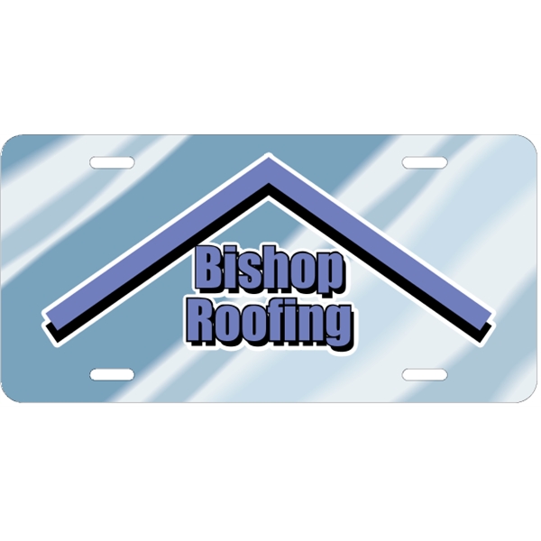 Chrome plate finish car plate, measures 12" x 6" with die-cut... from ASI 89910 Stouse, LLC