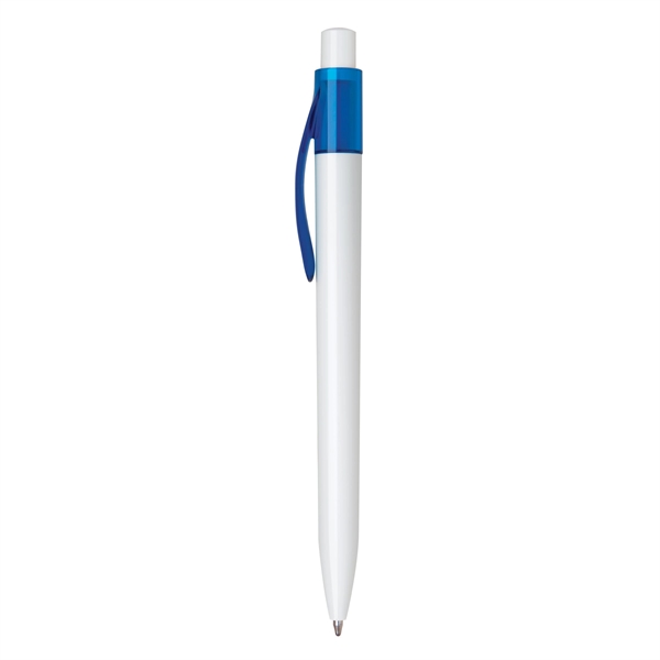Chrome-plated metal click-action pen with a lacquer coated finish and comfort... from ASI 68190 Lungsal / Lungsal