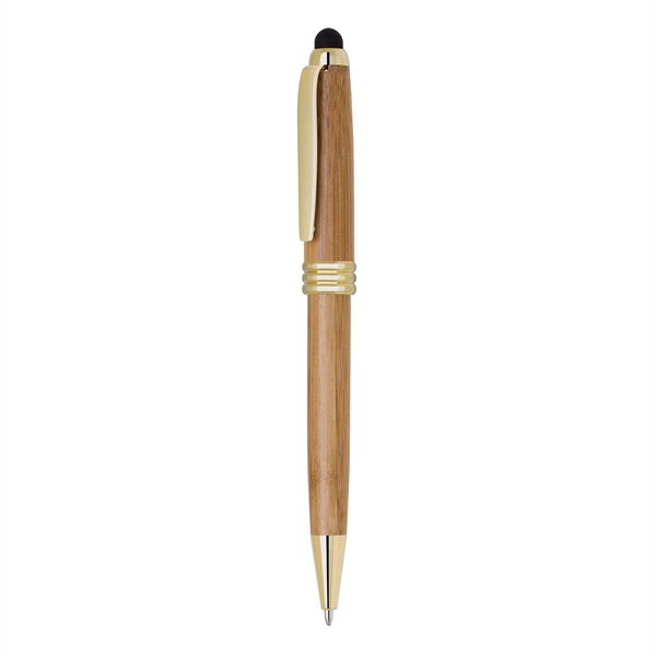 Eco-friendly ballpoint or gel pens made of bamboo with accents and... from ASI 68190 Lungsal / Lungsal