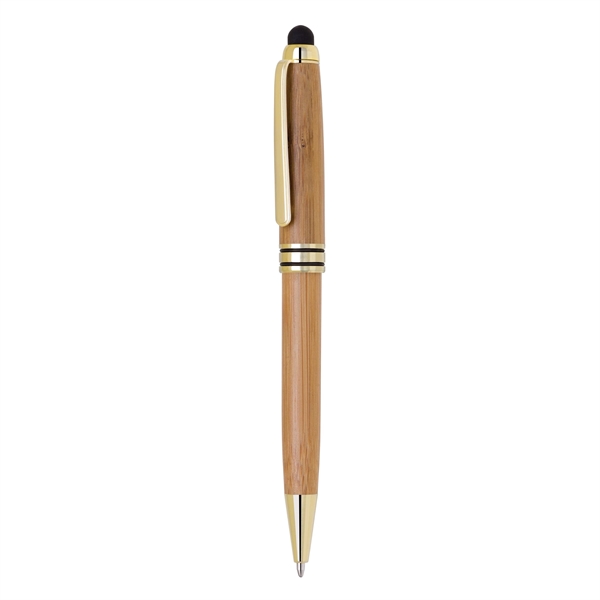 Eco-friendly ballpoint or gel pens made of bamboo with accents and... from ASI 68190 Lungsal / Lungsal