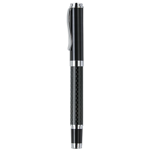 Solid brass cap-off rollerball gel pen with a carbon fiber barrel... from ASI 68190 Lungsal / Lungsal