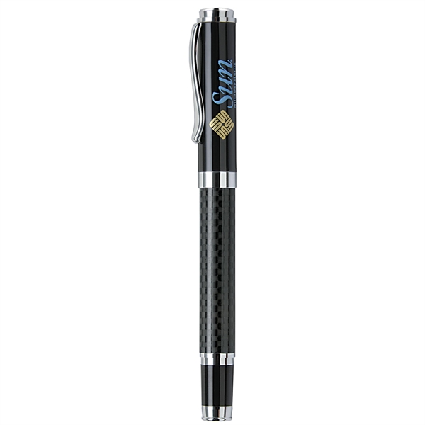 Solid brass cap-off rollerball gel pen with a carbon fiber barrel... from ASI 68190 Lungsal / Lungsal