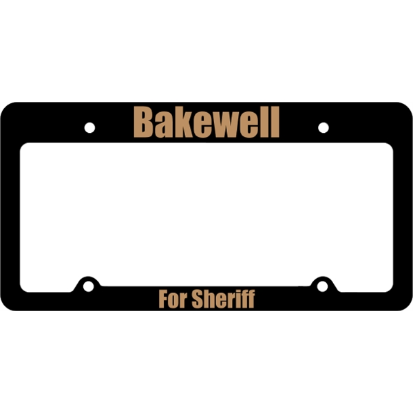 Car plate frames - large space at top. Our four hole... from ASI 89910 Stouse, LLC