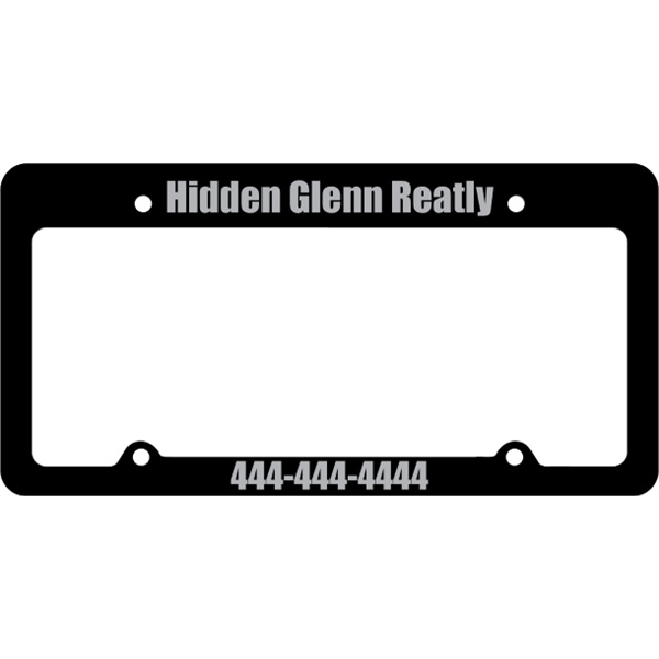 Car plate frames - large space at top. Our four hole... from ASI 89910 Stouse, LLC