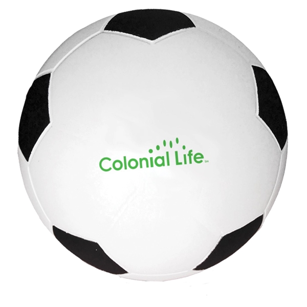 Soft, durable, mini foam soccer ball measuring 4" for advertising a... from ASI 38120 Ball Pro / Diversified Quality Kitchenware