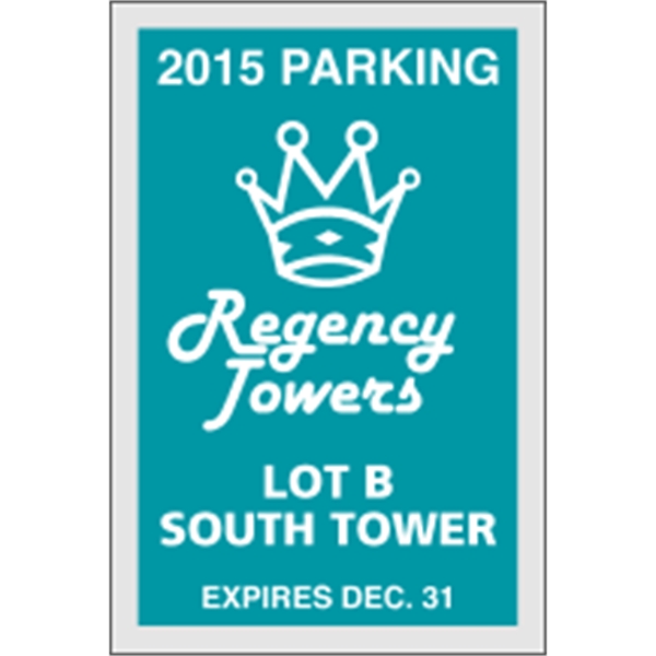 2" x 3" clear static stick decal with face application.... from ASI 89910 Stouse, LLC