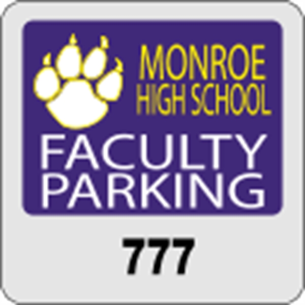 Mini parking permits are made with on face adhering clear polyester... from ASI 89910 Stouse, LLC