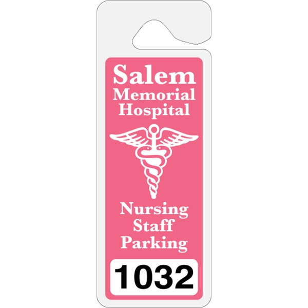 3.375" x 9" giant hang tag made of .035" white polyethylene... from ASI 89910 Stouse, LLC