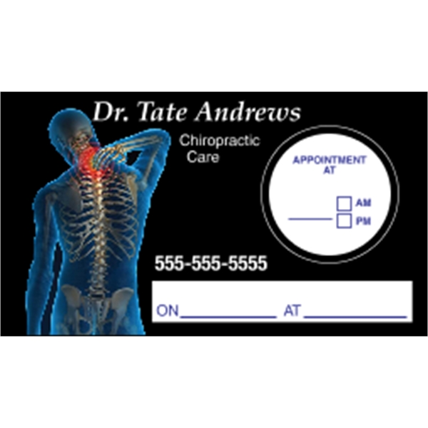 2" x 3.5" appointment business card made of white tag stock... from ASI 89910 Stouse, LLC