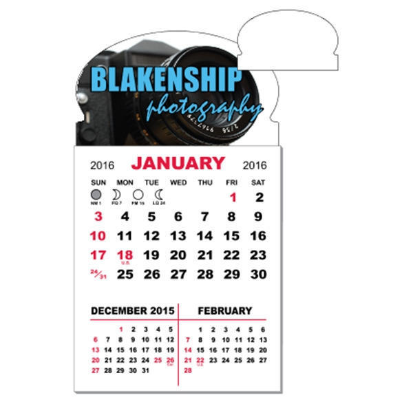 3" x 5.5" magnetic calendar pads with 12 page, 1 month... from ASI 89910 Stouse, LLC