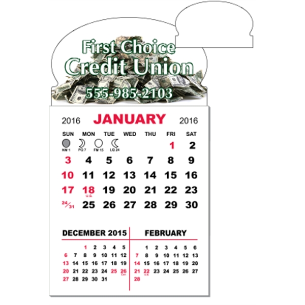 3" x 5.5" magnetic calendar pads with 12 page, 1 month... from ASI 89910 Stouse, LLC