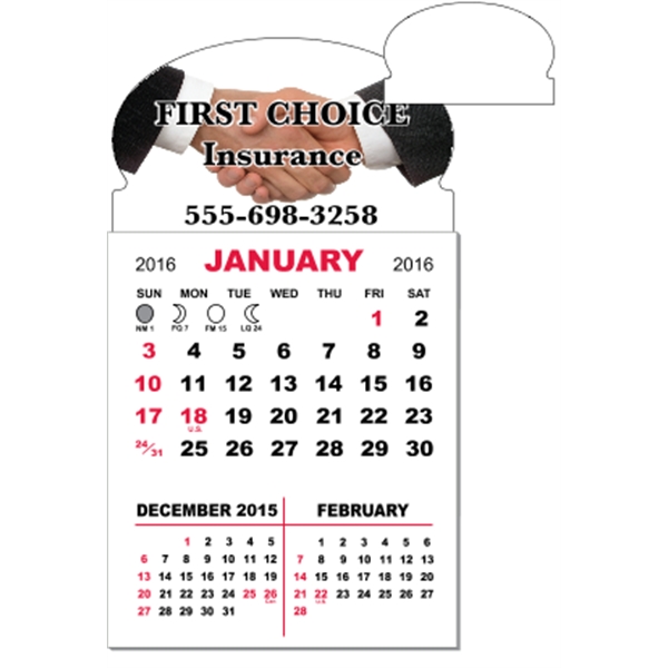 3" x 5.5" magnetic calendar pads with 12 page, 1 month... from ASI 89910 Stouse, LLC