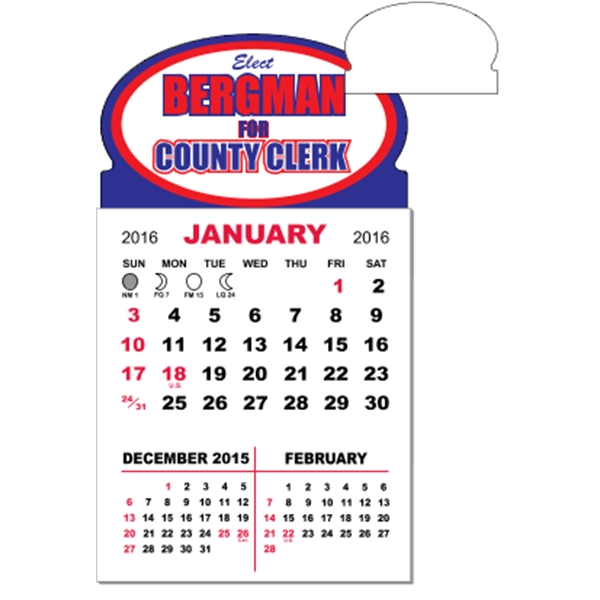 3" x 5.5" magnetic calendar pads with 12 page, 1 month... from ASI 89910 Stouse, LLC