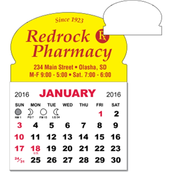 3" x 3.875" magnetic calendar pads with 12 page, 1 month... from ASI 89910 Stouse, LLC