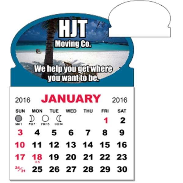3" x 3.875" magnetic calendar pads with 12 page, 1 month... from ASI 89910 Stouse, LLC