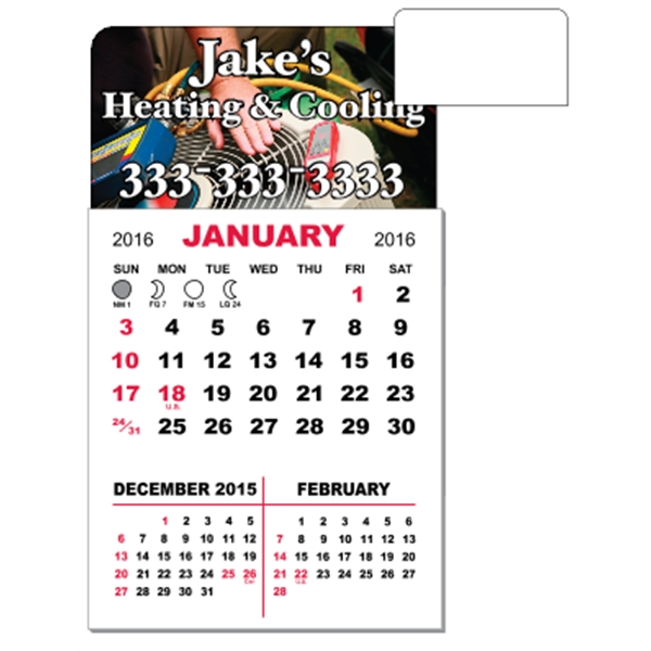 3" x 5.5" magnetic calendar pads with 12 page, 3 month... from ASI 89910 Stouse, LLC