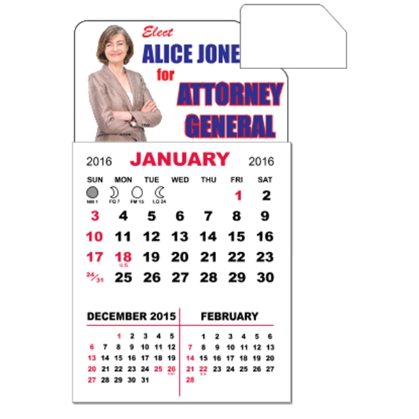 3" x 5.5" magnetic calendar pads with 12 page, 3 month... from ASI 89910 Stouse, LLC