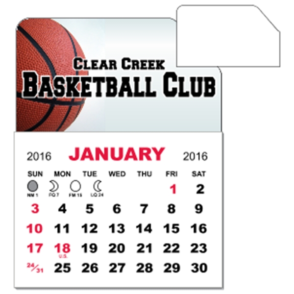 3" x 3.875" magnetic calendar pads with 12 page, 1 month... from ASI 89910 Stouse, LLC