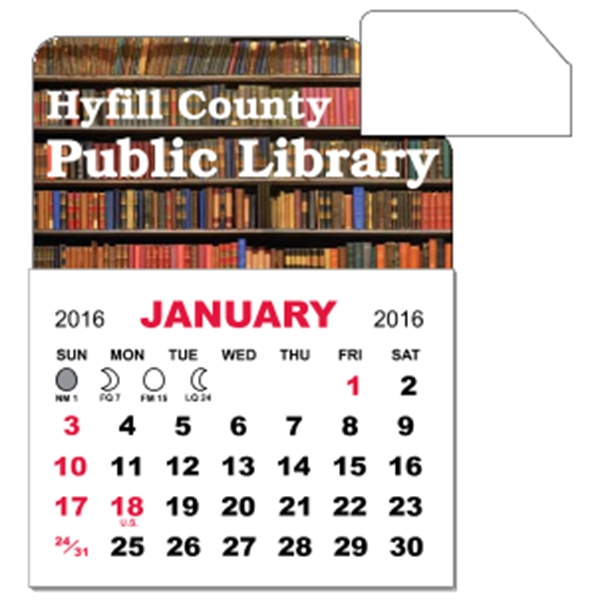 3" x 3.875" magnetic calendar pads with 12 page, 1 month... from ASI 89910 Stouse, LLC