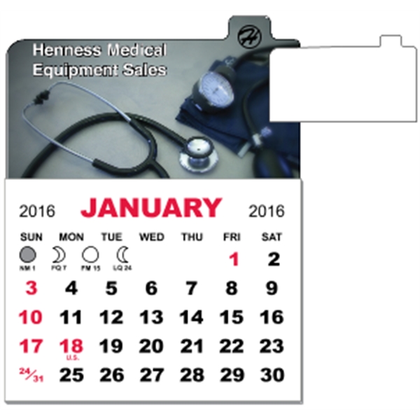 3" x 3.875" magnetic calendar pads with 12 page, 1 month... from ASI 89910 Stouse, LLC
