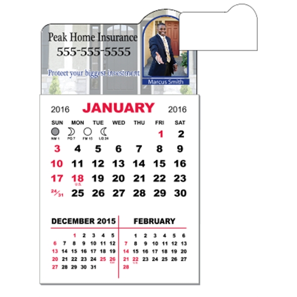 3" x 5.5" magnetic calendar pads with 12 page, 3 month... from ASI 89910 Stouse, LLC