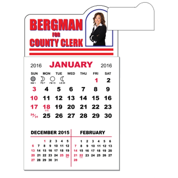 3" x 5.5" magnetic calendar pads with 12 page, 3 month... from ASI 89910 Stouse, LLC