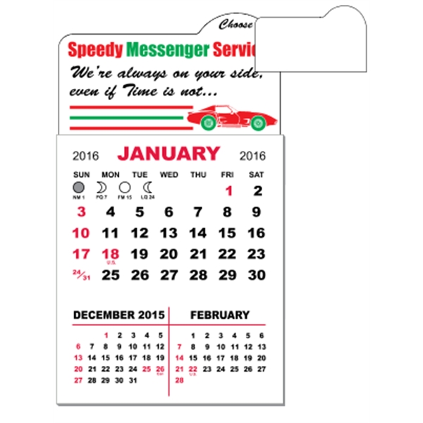 3" x 5.5" magnetic calendar pads with 12 page, 3 month... from ASI 89910 Stouse, LLC