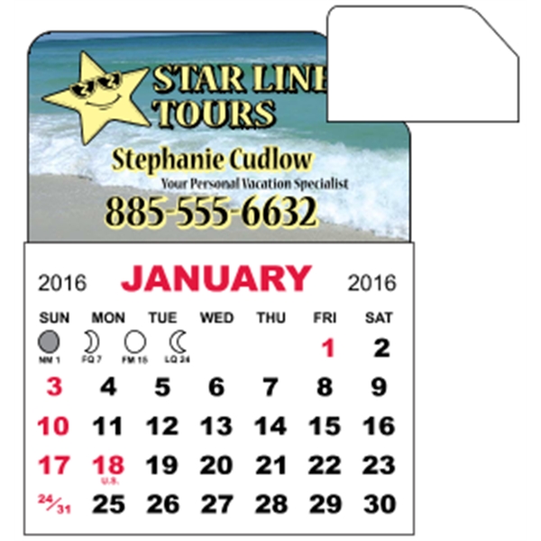 3" x 3.875" calendar pad with 12 pages of one month... from ASI 89910 Stouse, LLC