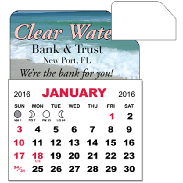 3" x 3.875" calendar pad with 12 pages of one month... from ASI 89910 Stouse, LLC
