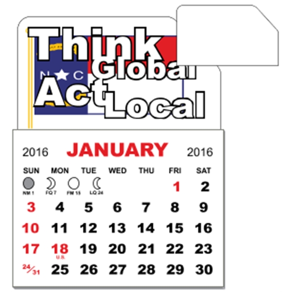 3" x 3.875" calendar pad with 12 pages of one month... from ASI 89910 Stouse, LLC