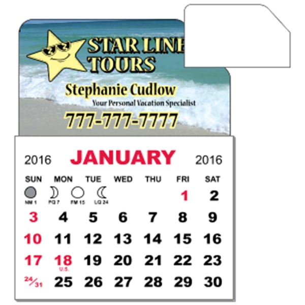 3" x 3.875" calendar pad with 12 pages of one month... from ASI 89910 Stouse, LLC