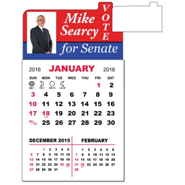 3" x 5.5" calendar pad with 12 pages of three month... from ASI 89910 Stouse, LLC