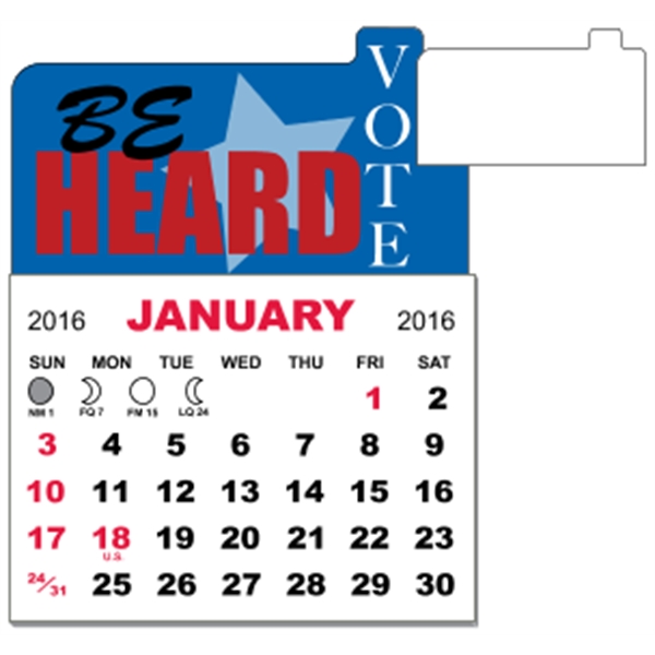 3" x 3.875" calendar pad with 12 pages of one month... from ASI 89910 Stouse, LLC