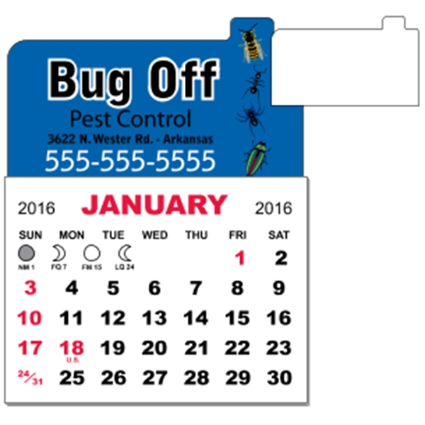 3" x 3.875" calendar pad with 12 pages of one month... from ASI 89910 Stouse, LLC
