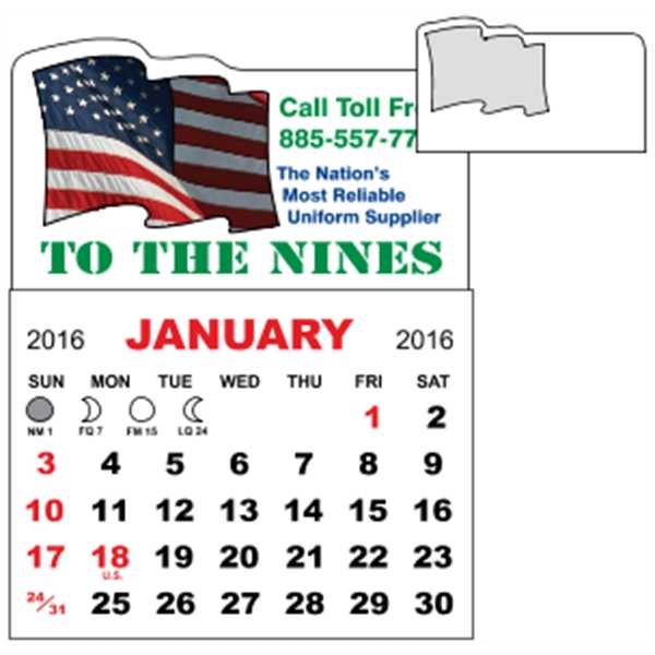 3" x 3.875" calendar pad with 12 pages of one month... from ASI 89910 Stouse, LLC