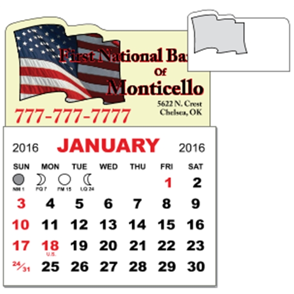 3" x 3.875" calendar pad with 12 pages of one month... from ASI 89910 Stouse, LLC