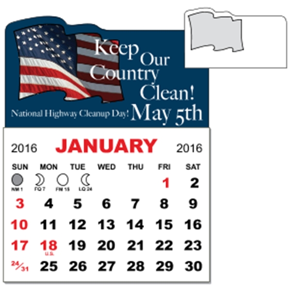 3" x 3.875" calendar pad with 12 pages of one month... from ASI 89910 Stouse, LLC