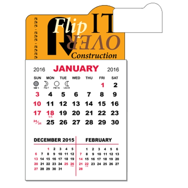 3" x 5.5" calendar pad with 12 pages of three month... from ASI 89910 Stouse, LLC