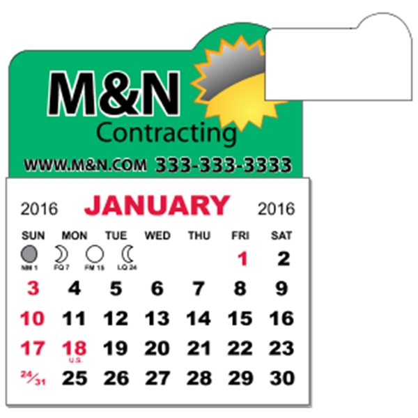 3" x 3.875" calendar pad with 12 pages of one month... from ASI 89910 Stouse, LLC