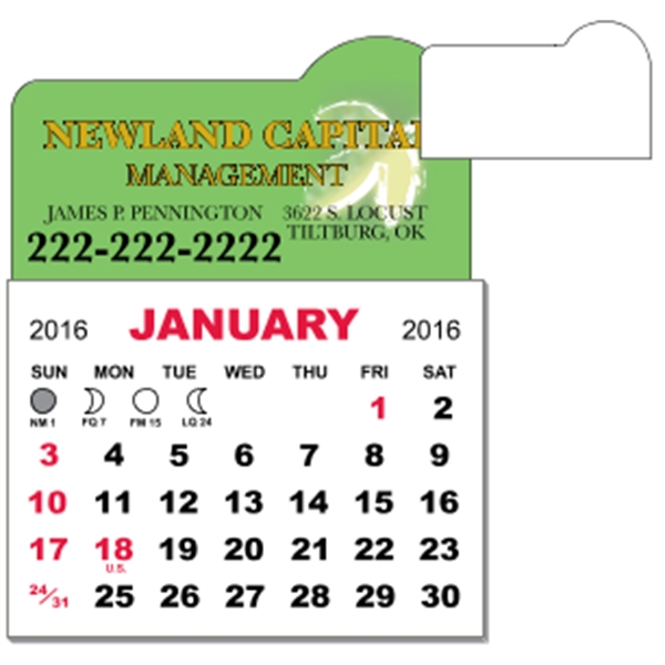 3" x 3.875" calendar pad with 12 pages of one month... from ASI 89910 Stouse, LLC