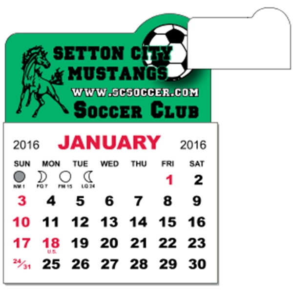 3" x 3.875" calendar pad with 12 pages of one month... from ASI 89910 Stouse, LLC