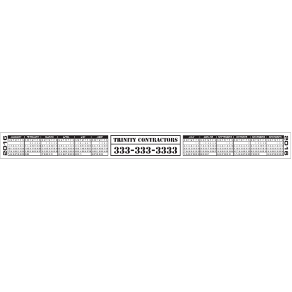 12.5" x 1.125" calendar decals are great to place on a... from ASI 89910 Stouse, LLC