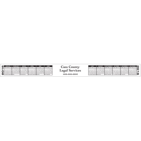 12.5" x 1.125" calendar decals are great to place on a... from ASI 89910 Stouse, LLC