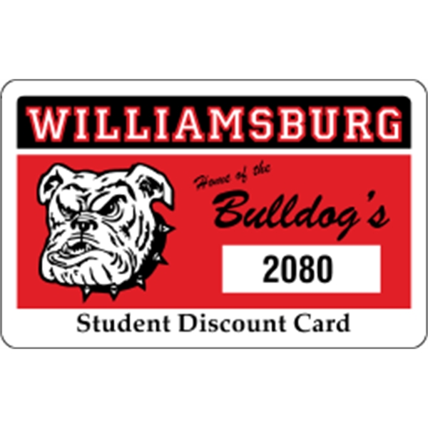 2.125"X3.375" matte plastic membership card.... from ASI 89910 Stouse, LLC