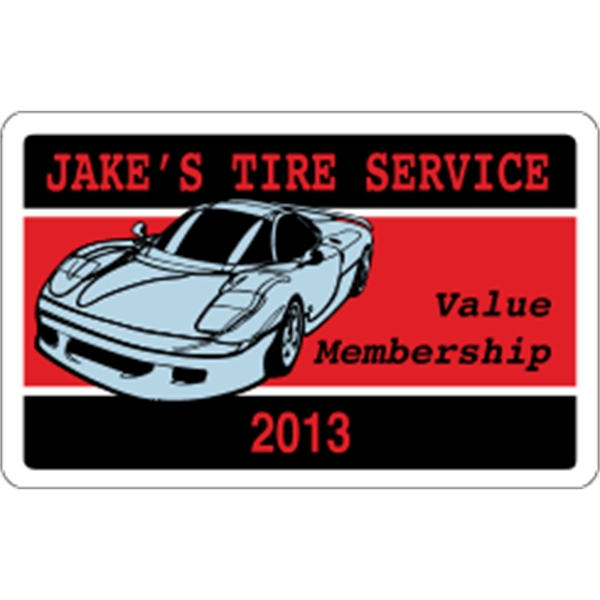 2.125"X3.375" matte plastic membership card.... from ASI 89910 Stouse, LLC