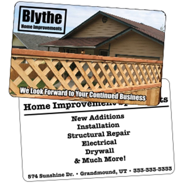 Custom layout  3.375" x 2.125" loyalty card.... from ASI 89910 Stouse, LLC