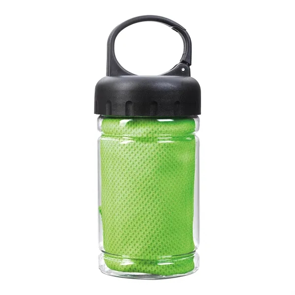 Carabiner Bottle with Cooling Towel... from ASI 40480 Koozie Group